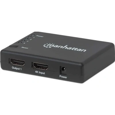 Afbeelding van Manhattan 207706 4 poorten HDMI splitter 4096 x 2160 Pixel Zwart