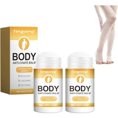 Afbeelding van Fengyang 2 stuks anti wondwrijvingsstick, frictie crème, schurende dijen, beschermende balsem chafing stick