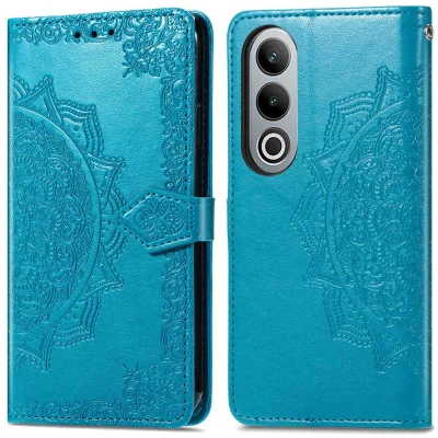 Afbeelding van OnePlus Nord CE 4 Hoesje Kunstleder iMoshion Bookcase Turquoise Telefoonhoesje