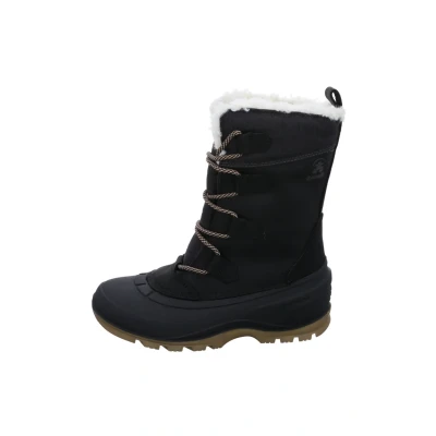 Afbeelding van Kamik Outdoor Snowgem Snowboots, Dames, Maat: 37, Schwarz dunkel Leer en textiel