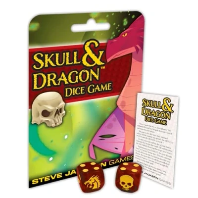 Afbeelding van Steve Jackson Games Skull and Dragon Dice Game The Quick Push Your Luck for 2 or More Players Ages 10 Up English