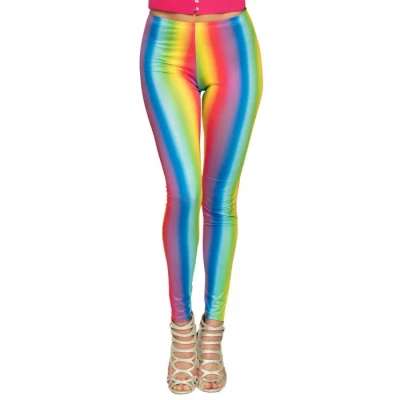 Afbeelding van Legging regenboog Maat M