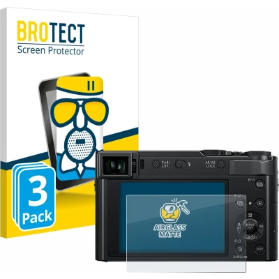 Afbeelding van BROTECT Screenprotector voor Panasonic Lumix DC TZ202D Folie Beschermfolie Beschermglas matte (3 Stuks)