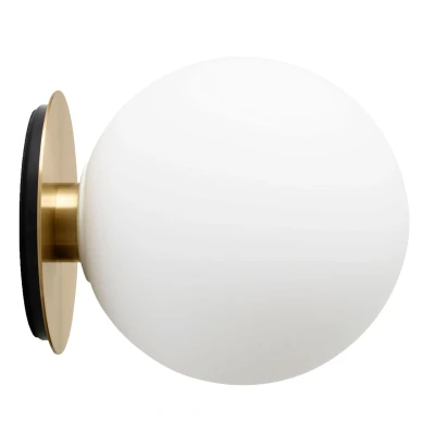 Afbeelding van Audo Copenhagen TR Bulb plafond en wandlamp mat messing
