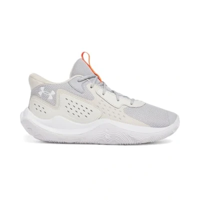 Afbeelding van Under Armour JET 23 Basketbalschoenen, Heren, Maat: 43, Mod gray/ares red/white Leer en textiel