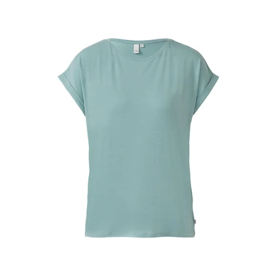 Afbeelding van Q/S designed by Dames t shirt Maat S Vrouwen 6215 BLUE GREEN Lyocell