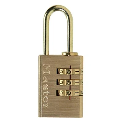 Afbeelding van MasterLock Hangslot 20mm met aluminium huis messing afwerking