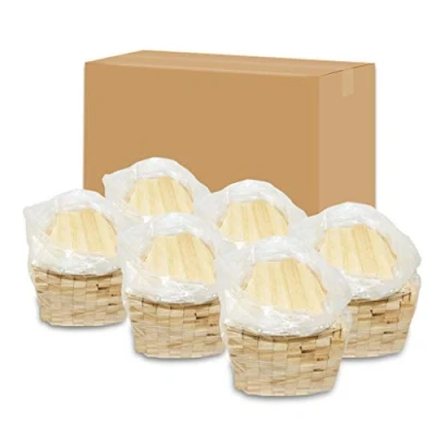 Afbeelding van 24 kg H O aanmaakhout, aanmaakhout voor open haard en oven, gedroogd, in 6 handige zakjes van elk 4