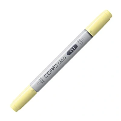 Afbeelding van COPIC Ciao Marker Type Y 11, Lichtgeel, veelzijdige layout marker, op alcoholbasis, met een medium breedte en penseelpunt
