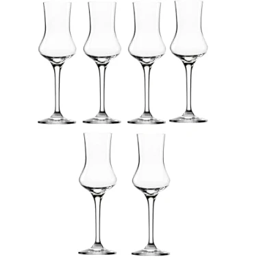 Afbeelding van Stölzle Lausitz Professional Destillaatglas, 104 ml, set van 6 stuks, edel kristalglas, vaatwasmachinebestendig, hoogwaardige kwaliteit, mooie uniforme look, onbreekbaar