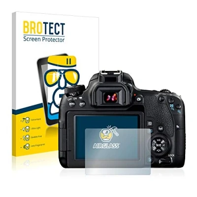 Afbeelding van BROTECT Screenprotector voor Canon EOS 77D Folie Beschermfolie Beschermglas transparant