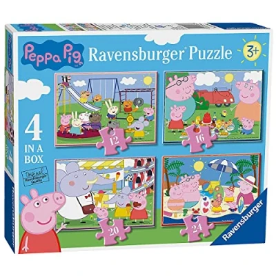 Afbeelding van Ravensburger nijntje 4in1box puzzel 12+16+20+24 stukjes kinderpuzzel