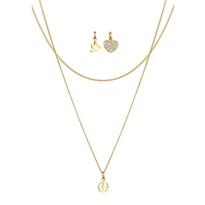Afbeelding van Elli SET Hanger goldcoloured, Dames, Maat: 45, Gold coloured