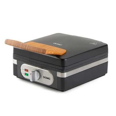 Afbeelding van DOMO WAFFELEISEN INKY BLACK Wafelijzer Zwart