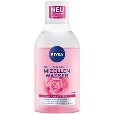 Afbeelding van NIVEA MicellAIR® Rozenwater (400 ml), gezichtsreiniging met micellair technologie en natuurlijk rozenwater, zacht reinigingswater