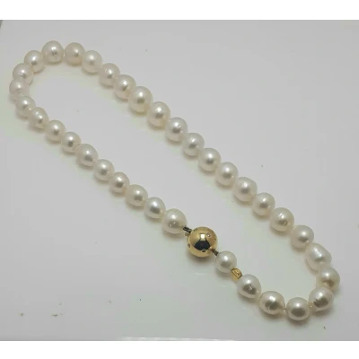 Afbeelding van Parel collier zuidzee gouden sluiting briljant 47 cm Verlinden juwelier