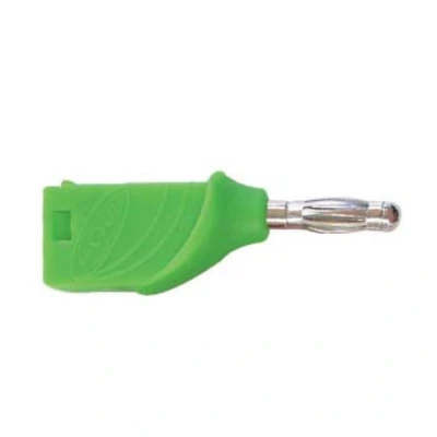 Afbeelding van Stapelbare banaanstekker 4mm Groen