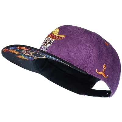 Afbeelding van Cadency Snapback Cap Heren Baseball Rechte Premium Kwaliteit Duurzaam One size Unisex, lila,