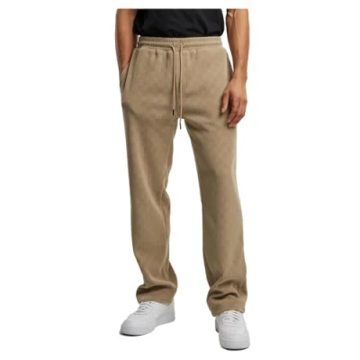 Afbeelding van Urban Classics Jacquard WIDE Trainingsbroek, Heren, Maat: Medium, Unionbeige
