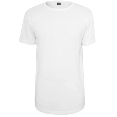 Afbeelding van Mister Tee Shaped Long Heren Wit L, wit, L