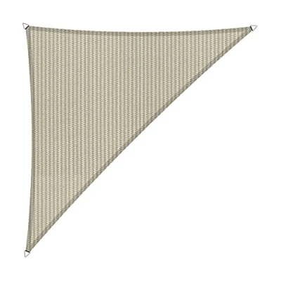 Afbeelding van Shadow Comfort® Driehoek 90 schaduwdoek UV Bestendig Zonnedoek 400 x 570 CM Sahara Sand