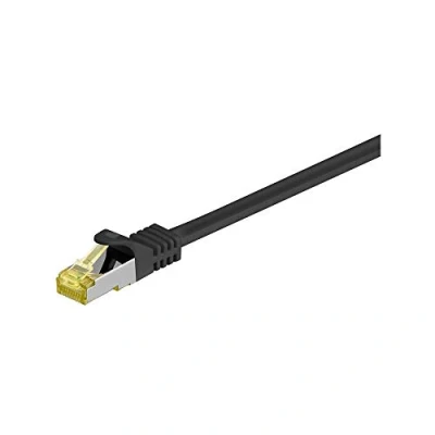 Afbeelding van Netwerkkabel Cat7 S/FTP 0.5 meter (100% koper, LSZH, Zwart)