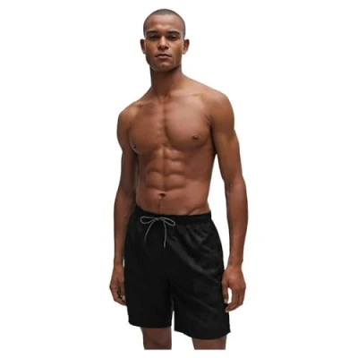 Afbeelding van BOSS Zwemshorts, Heren, Maat: XL, Black