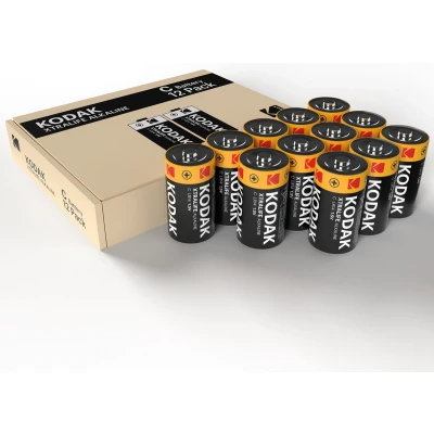 Afbeelding van Kodak XTRALIFE alkaline C batterijen 12 stuks