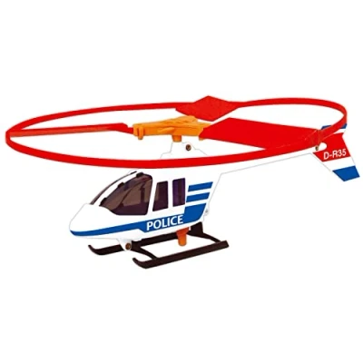 Afbeelding van Günther Helikopter Police Junior 27 Cm Rood/wit/blauw 2 delig