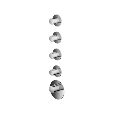 Afbeelding van HotBath Mate Afbouwdeel Chroom MHF014CR