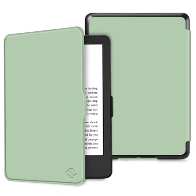 Afbeelding van Fintie Hoes voor 6 inch Kindle 11e Generatie 2022 (modelnummer: C2V2L3), Lichtgewicht Case Beschermhoes met Auto Slaap/Wake functie inch, Agave Groen