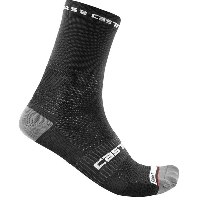 Afbeelding van Fietssok Castelli Rosso Corsa Pro 15 Sock Black Schoenmaat 36 39