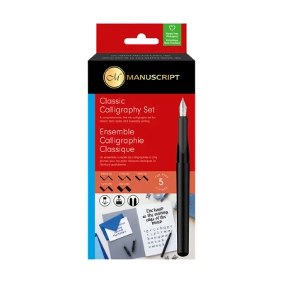 Afbeelding van Kalligrafiepen Manuscript MC1185 classic 5 delig