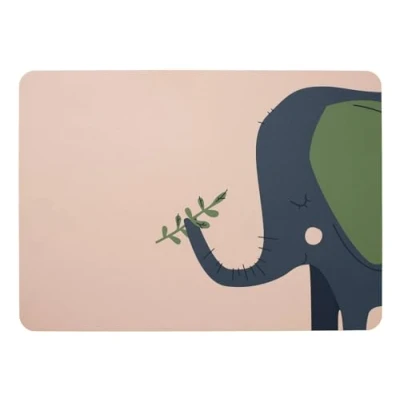 Afbeelding van ASA Selection Placemat PVC placemats Rechthoekig Roze 46x33CM