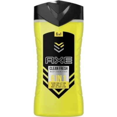 Afbeelding van Axe Men Douchegel 6in1 Clean Fresh 250ml