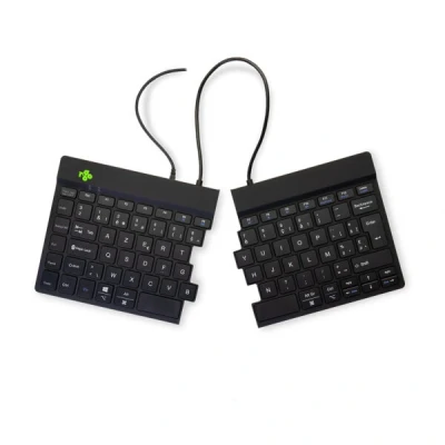 Afbeelding van Ergonomisch toetsenbord R Go Tools Split Azerty zwart