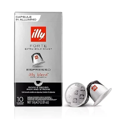 Afbeelding van illy Forte Espresso Koffiecups Intensiteit 9/9 10 x stuks