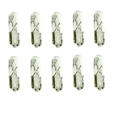 Afbeelding van 10 stuks 12V halogeenlamp, vervangende lampen voor auto&#039;s en motorfietsen (T5 W1,2W 1,2W)
