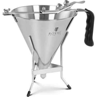 Afbeelding van Royal Catering Vultrechter 1.8 L roestvrij staal 3 vultips ergonomische handgreep