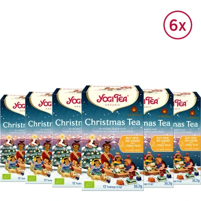 Afbeelding van Yogi Tea Christmas Biologische Thee 6x17 Stuks 102 Theezakjes NL BIO 01