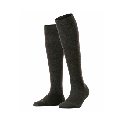 Afbeelding van Falke Sensitive Berlin Kniekousen anthrazit, Dames, Maat: 39 42, Anthrazit