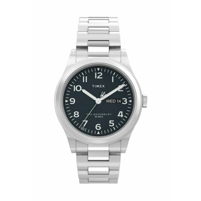 Afbeelding van Timex Traditional TW2W14800 Horloge Staal Zilverkleurig Ø 39 mm
