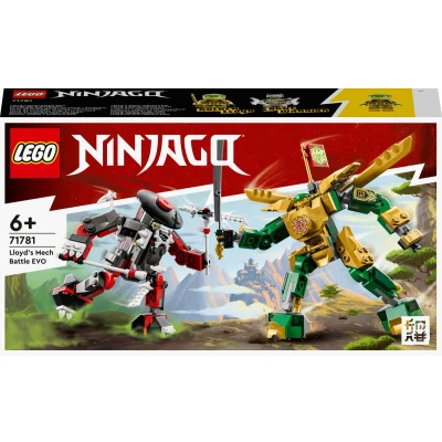 Afbeelding van Lego Ninjago 71781 Lloyd’s Mech Battle EVO