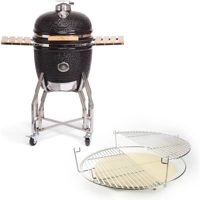Afbeelding van Yakiniku BBQ Kamado 19&quot; Large met Onderstel en Zijtafels Pro Set