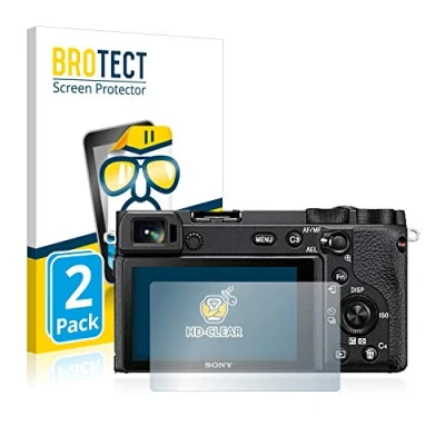 Afbeelding van BROTECT (2 Stuks) Schermbeschermer voor Sony Alpha 6600 Screen Protector Transparant