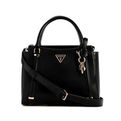 Afbeelding van Guess Daryna Satchel Handtas, Dames, Maat: One Size, Black