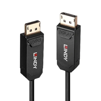 Afbeelding van Lindy 38524, 10 m, DisplayPort, Mannelijk, 7680 x 4320 Pixels