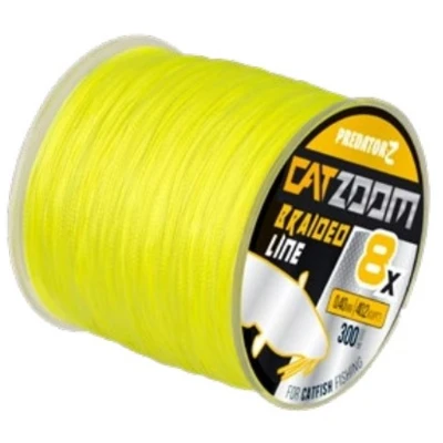 Afbeelding van Carp Zoom PZ CatZoom Braided Line 8X (fluo green) 0.60mm 61.0kg (300m) Gevlochten lijn