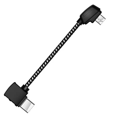 Afbeelding van LYONGTECH Micro AB naar USB c 3.66 Inch Afstandsbediening Kabel voor DJI Mini SE, Mavic Mini, 2 Pro Zoom/Mavic Air/Mavic Platinum (Type connector)