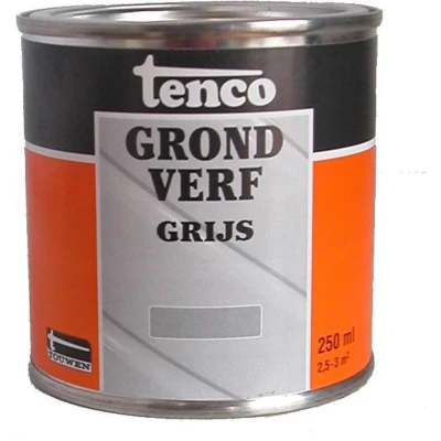 Afbeelding van tenco grondverf grijs 0.25 ltr